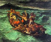 Eugene Delacroix Christ on the Lake of Gennesaret china oil painting artist